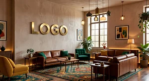 Interior Design Eclectic Reception background preview