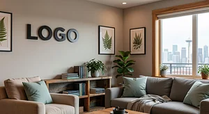 Seattle Chiropractor Transitional Den Popular Virtual Office Background