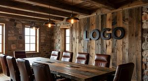 Strategy Rustic Boardroom