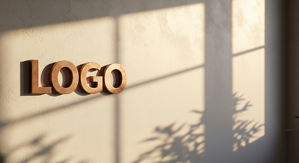 Professional branded background example - Sunlit Copper Wall style from Brand Wall Pro