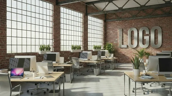 Dream of Bricks Professional Virtual Office Background for Video Calls - Creative