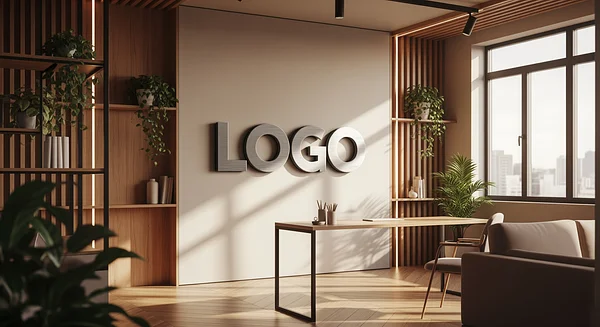 Natural Office Focus Professional Virtual Office Background for Video Calls - Healthcare