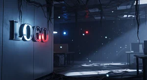 Upside Down Office Glow background preview