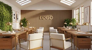 Sunlit Brass Atelier background preview