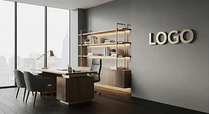 Graphite Linen Strategy Loft Corporate Virtual Office Background
