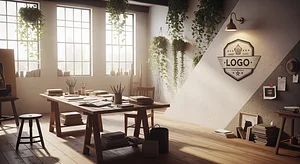 Sunlit Brass Orchard Studio background preview