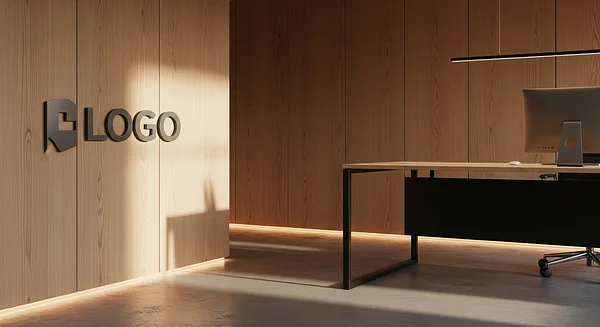 Ambergrain Tech Atelier Professional Virtual Office Background for Video Calls - Technology