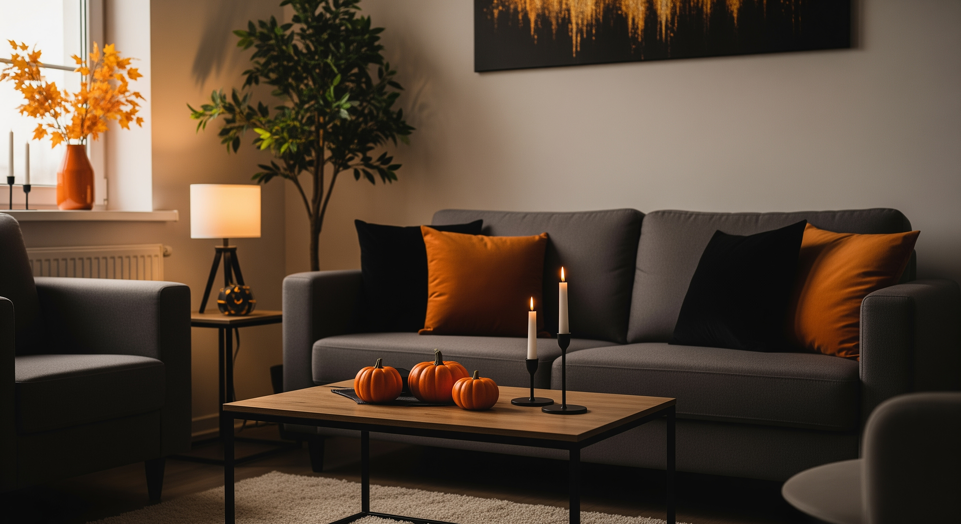 Elegant Halloween Lounge